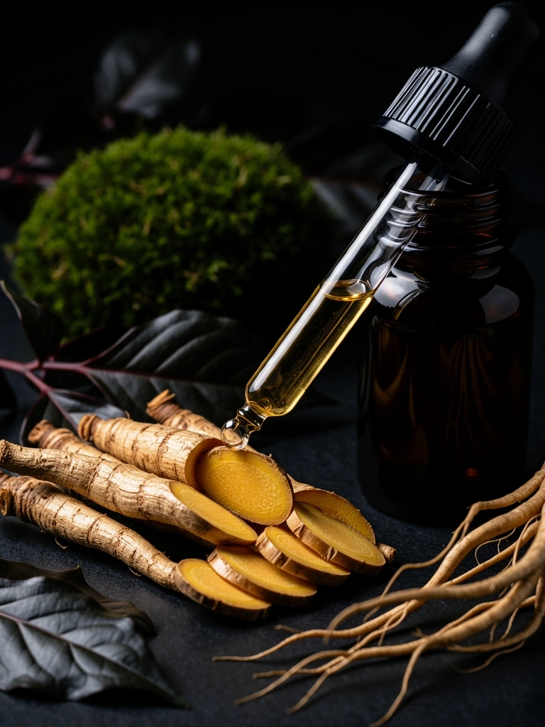 Ginseng roots for energy